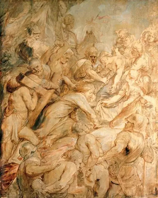 Der Christus, der das Kreuz trägt, 1634-1637 - Peter Paul Rubens