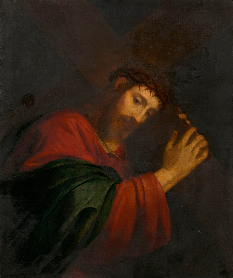 Der Christus, der das Kreuz trägt - Andrea Sacchi