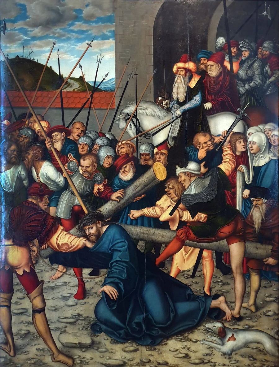 Christus trägt das Kreuz - Lucas Cranach der Ältere