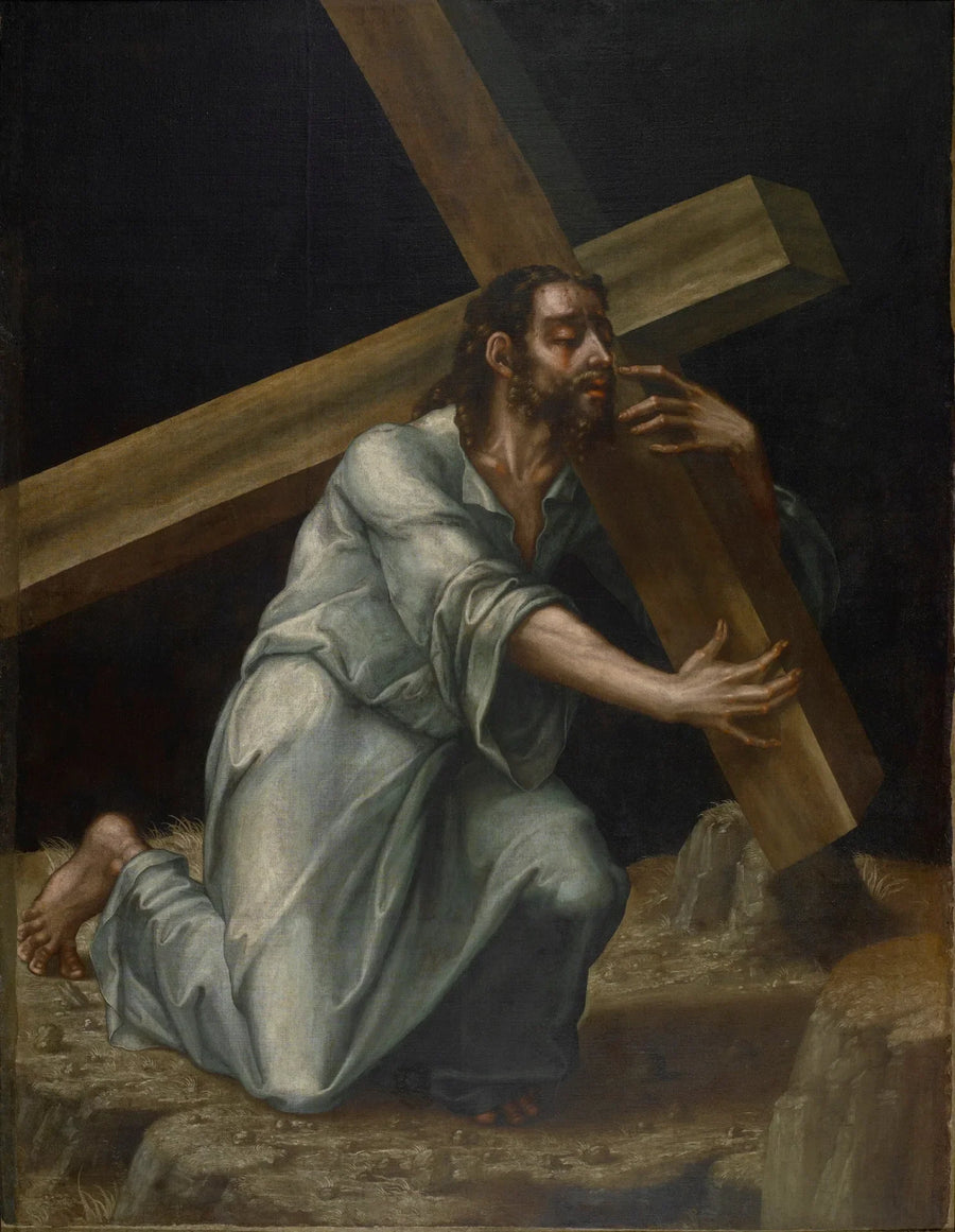 Der Christus, der das Kreuz trägt - Luis de Morales