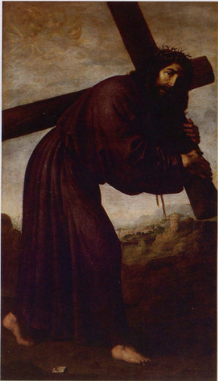 Der Christus, der sein Kreuz trägt - Francisco de Zurbarán