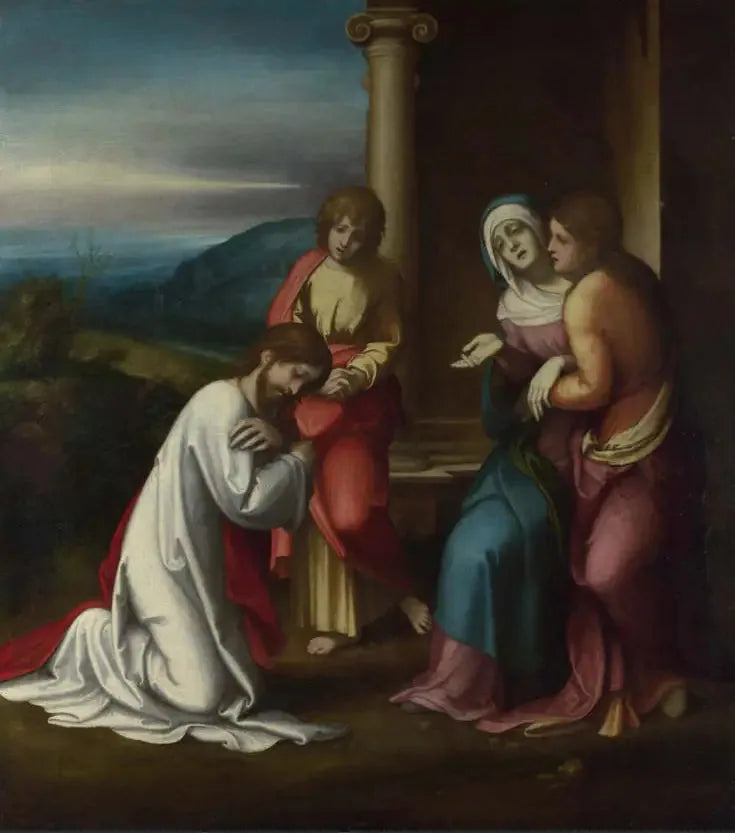 Der Christus verabschiedet sich von seiner Mutter - Antonio da Correggio