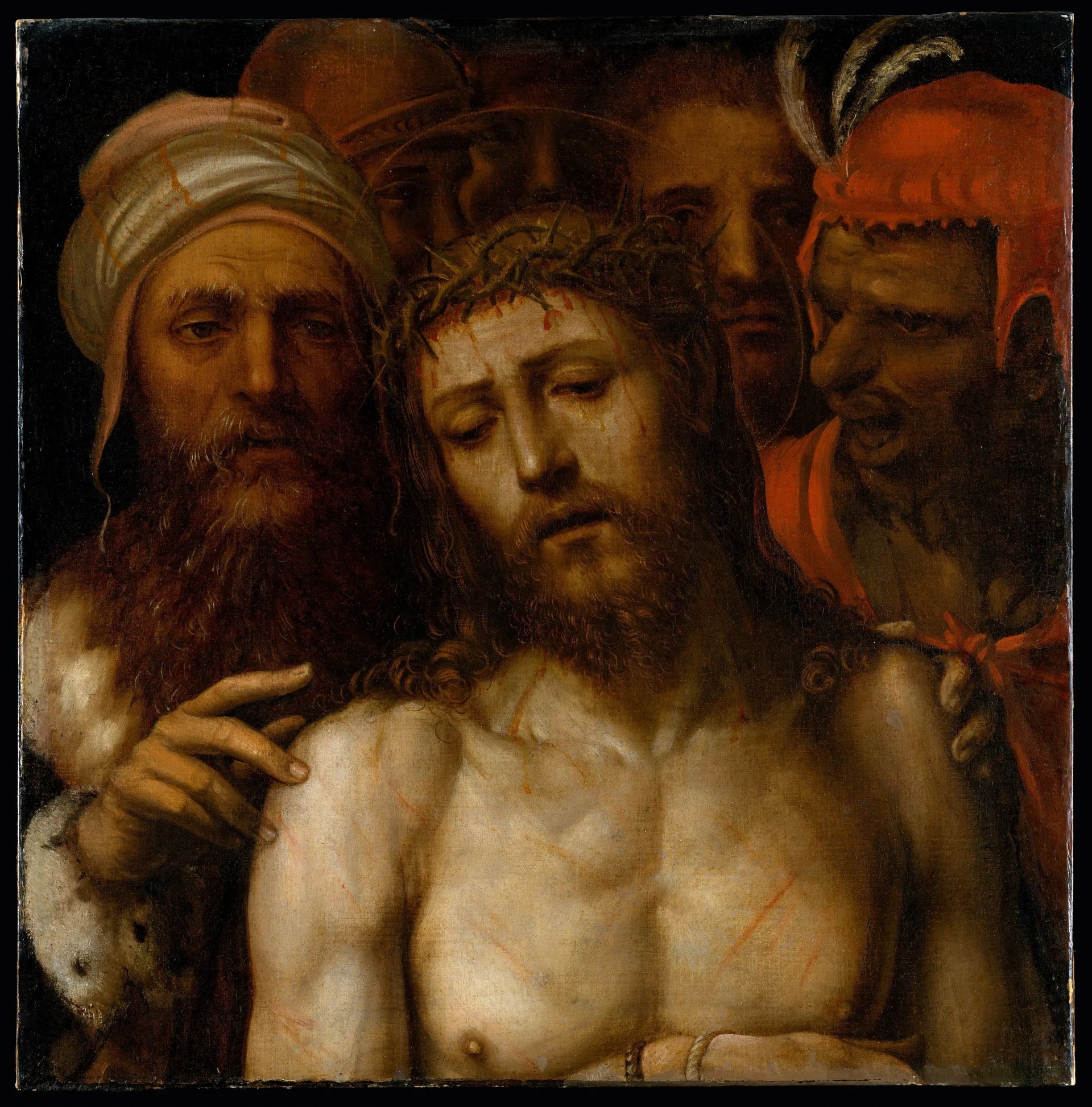 Le Christ présenté au peuple (Ecce Homo) - Il Sodoma (Giovanni Antonio Bazzi) image 1 tableau peint à l’huile sur toile