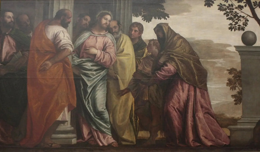 Der Christus trifft die Frau und die Söhne des Zebedäus - Paul Véronèse