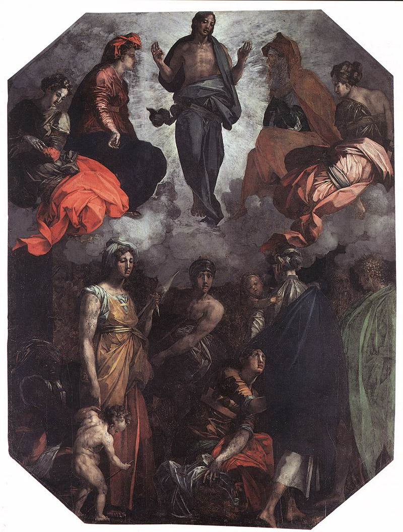 Der auferstandene Christus in Herrlichkeit - Rosso Fiorentino