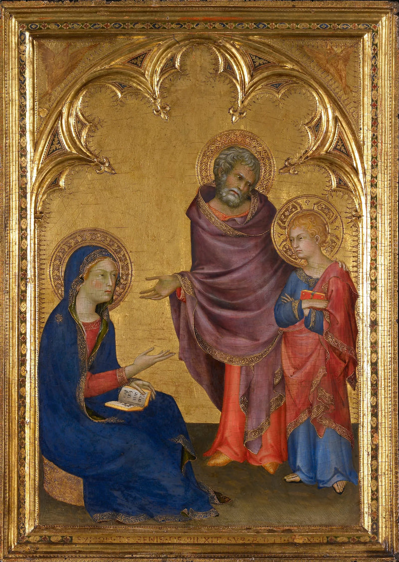 Die wiedergefundenen Christus im Tempel - Simone Martini