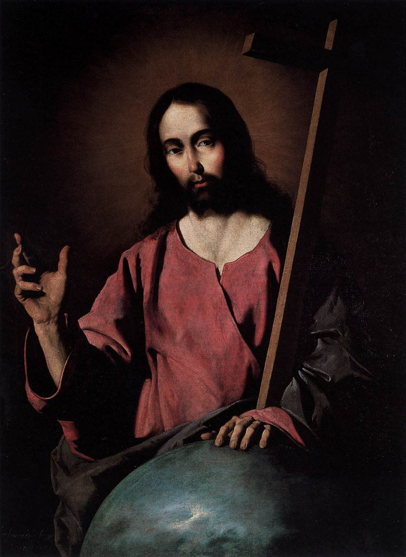 Der Christus Retter segnet - Francisco de Zurbarán