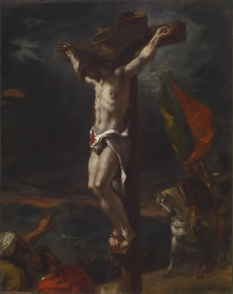 Christus am Kreuz - Eugène Delacroix
