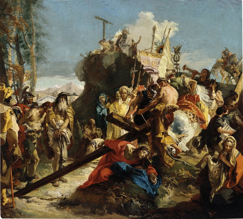 Der Christus auf dem Weg nach Golgatha - Giovanni Battista Tiepolo