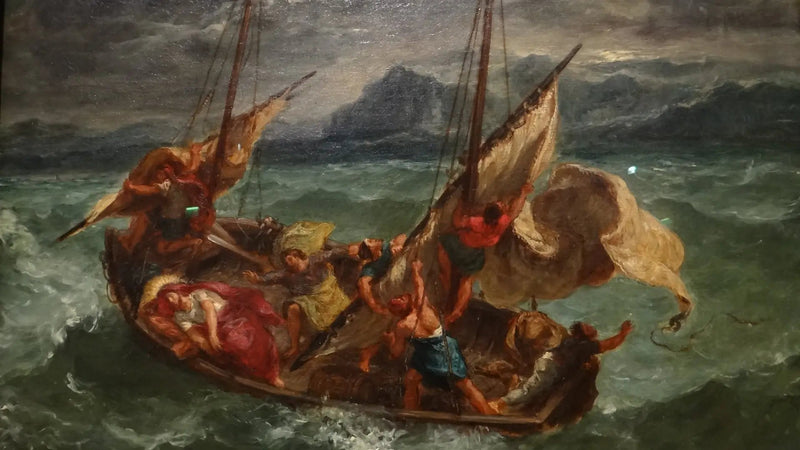 Christus auf dem See Genezareth - Eugène Delacroix