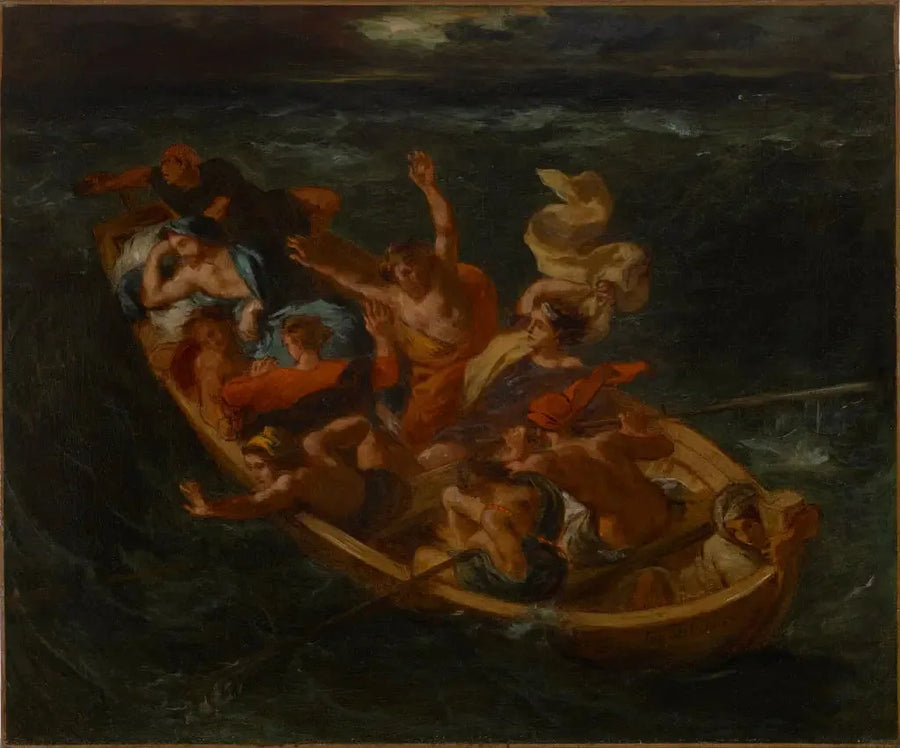 Christus auf dem See Genezareth - Eugène Delacroix