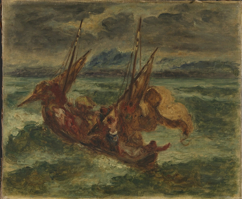 Christus auf dem See Genezareth - Eugène Delacroix