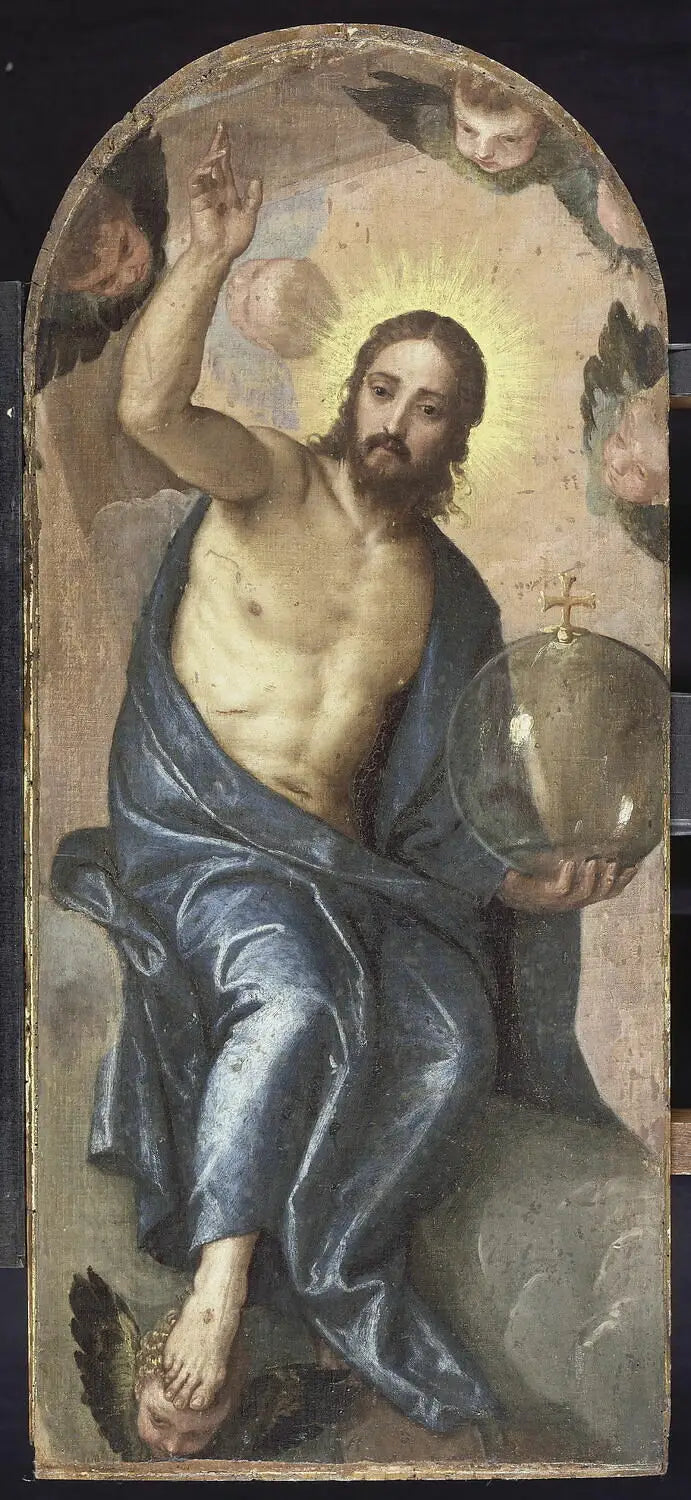 Der Christus hält die Weltkugel - Paul Véronèse