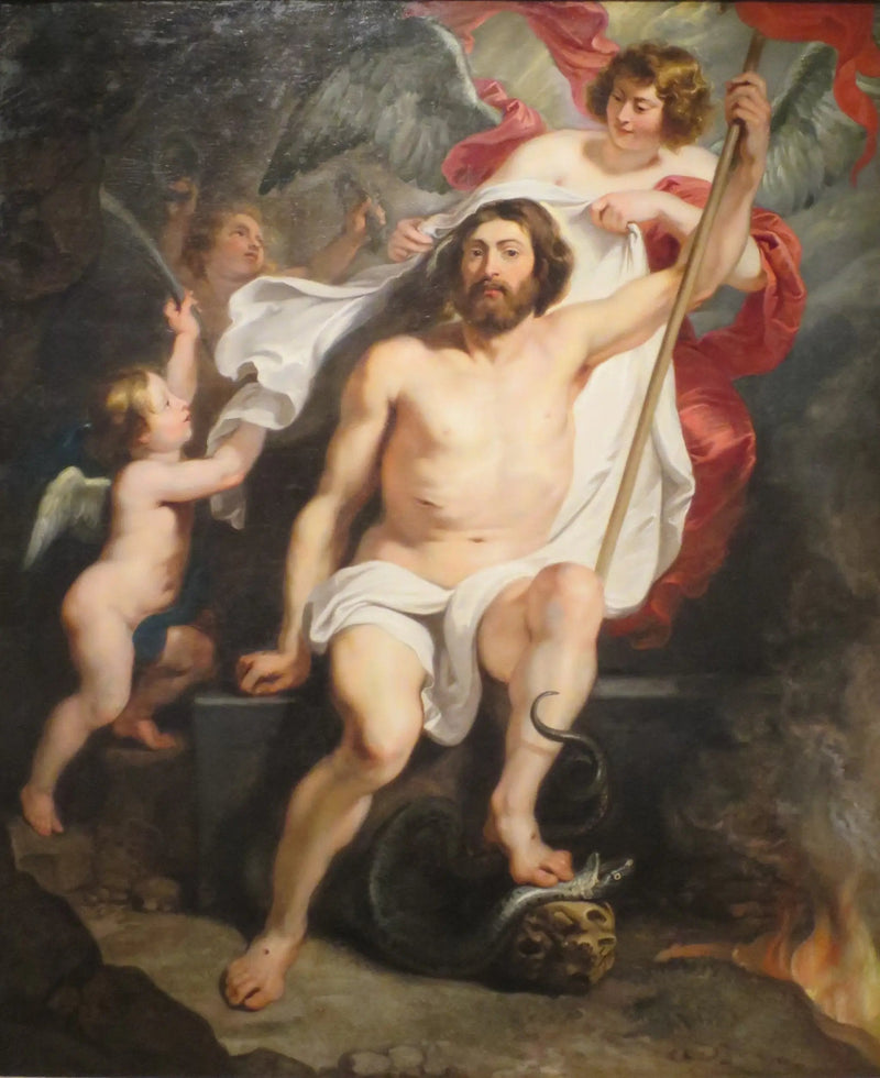 Der triumphierende Christus über Sünde und Tod - Peter Paul Rubens