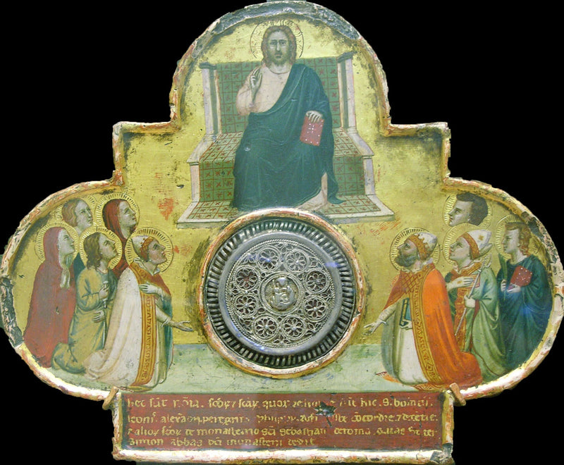 Der Christus thronend mit den Heiligen - Bernardo Daddi