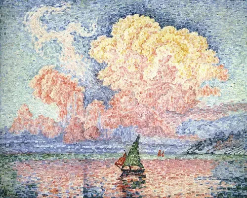Der rosa Himmel, Antibes - Paul Signac