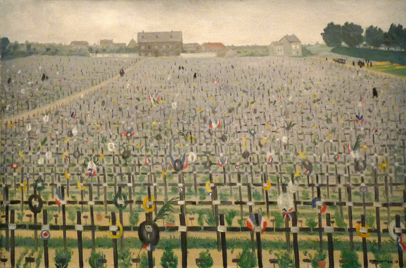 Der Militärfriedhof von Châlons - Félix Vallotton