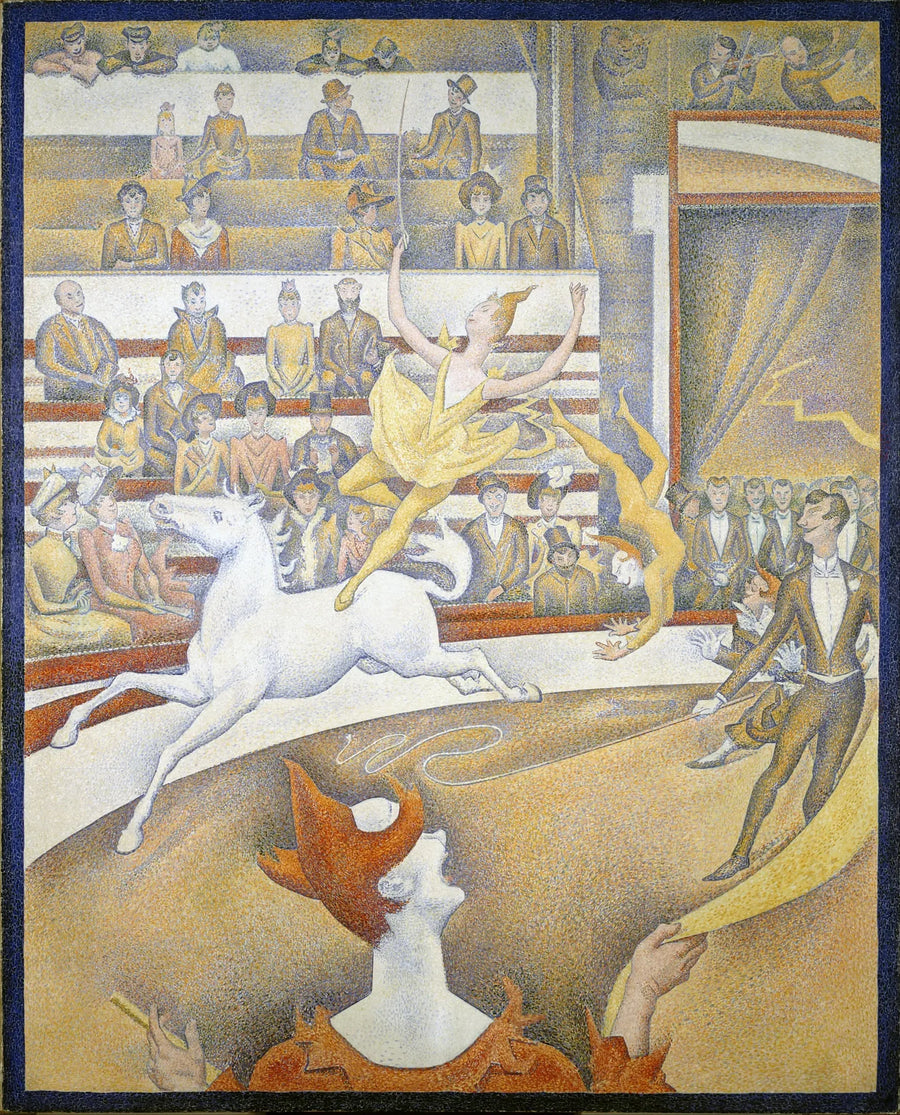 Le Cirque - Georges Seurat image 1 copie peinte à la main à l’huile