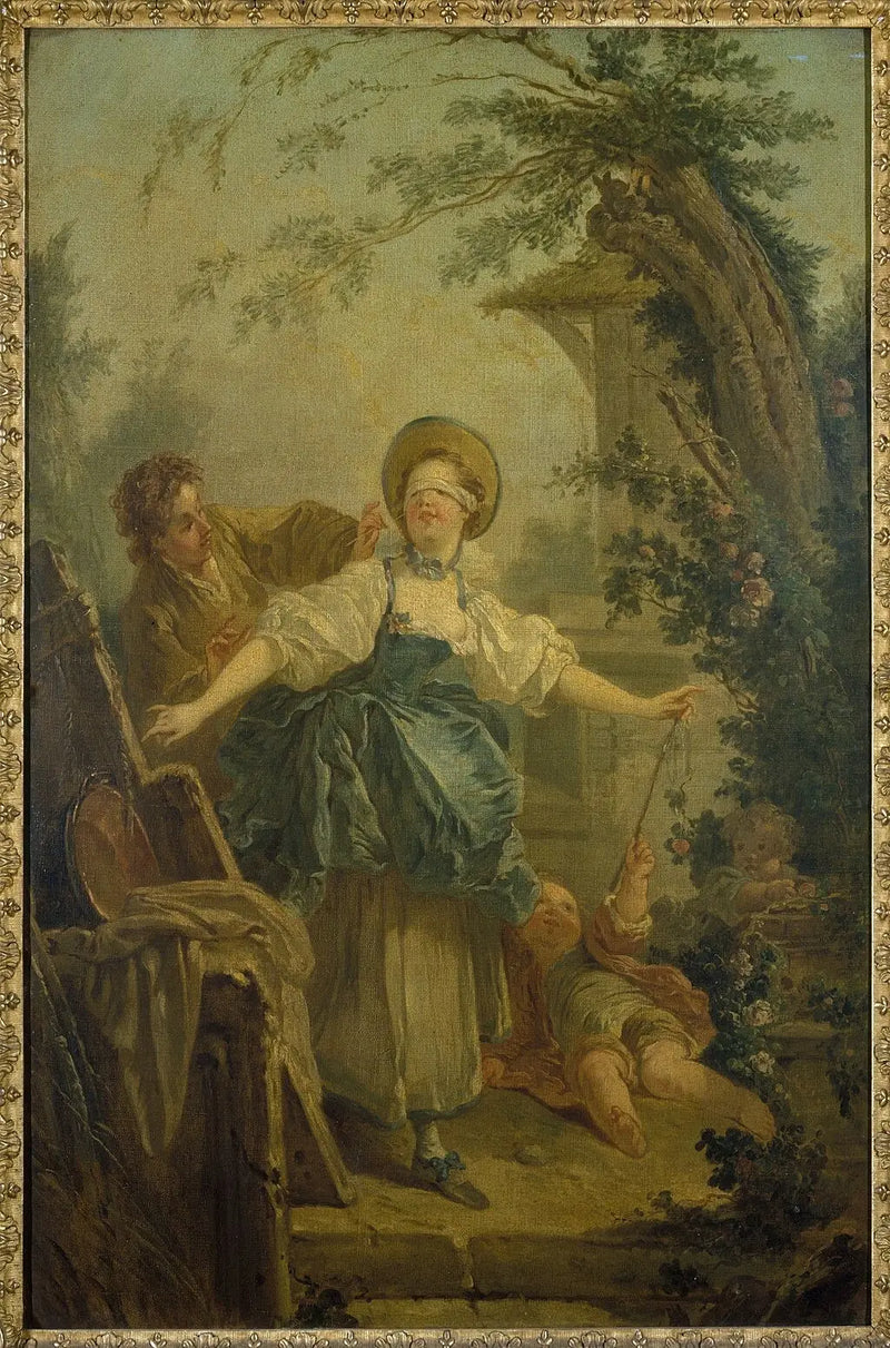 Der Blinde Kuh - Jean-Honoré Fragonard