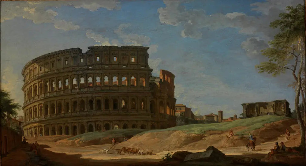 Le Colisée - Giovanni Paolo Panini image 1 copie peinte à la main à l’huile