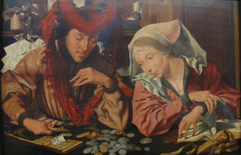 Der Steuerbeamte und seine Frau - Marinus van Reymerswale