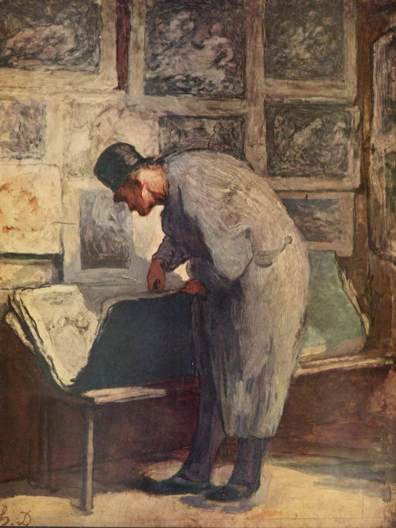 Der Kupferstichsammler - Honoré Daumier