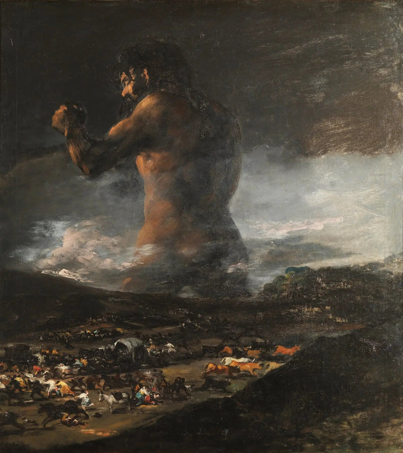 Der Koloss - Francisco de Goya