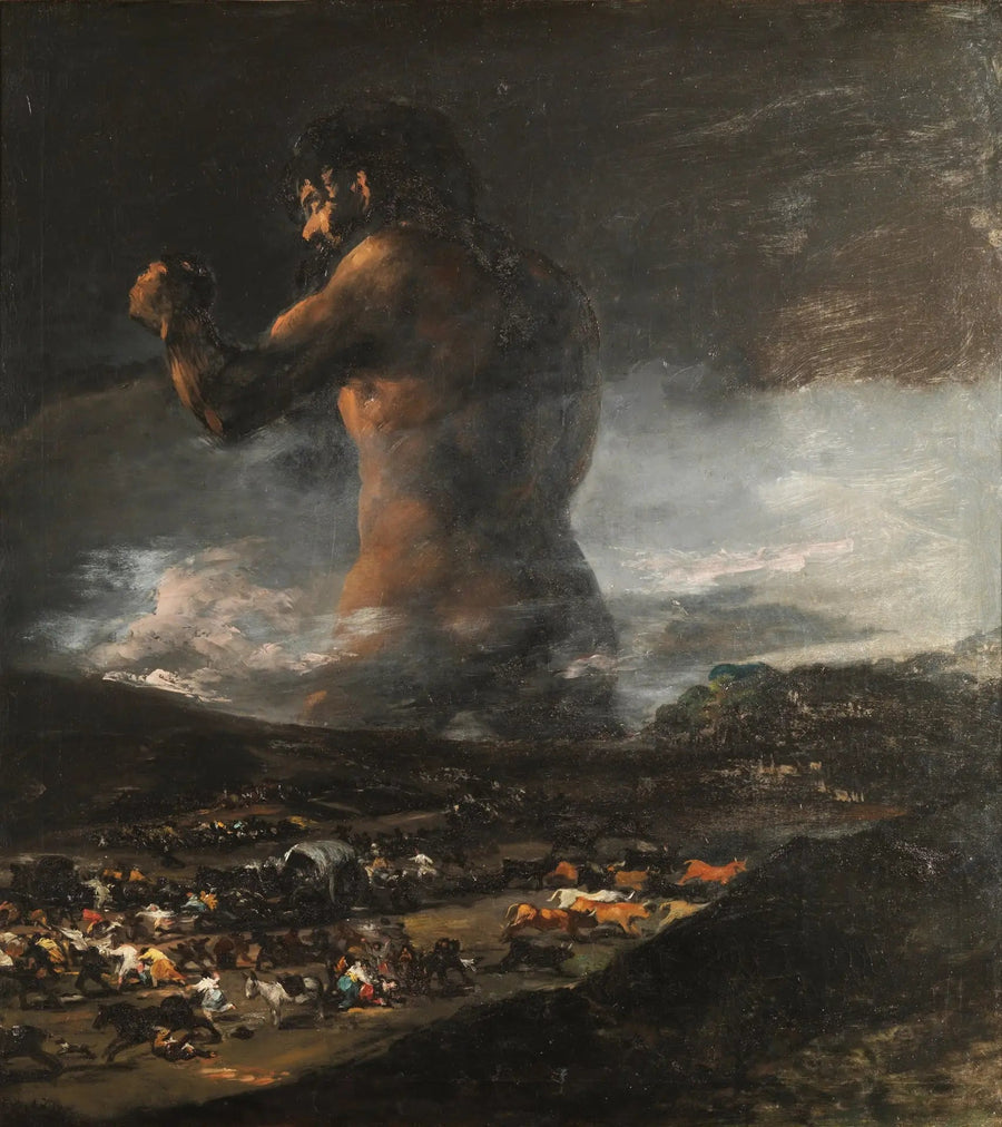 Der Koloss - Francisco de Goya