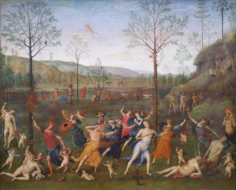 Der Kampf der Liebe und der Keuschheit - Pietro Perugino