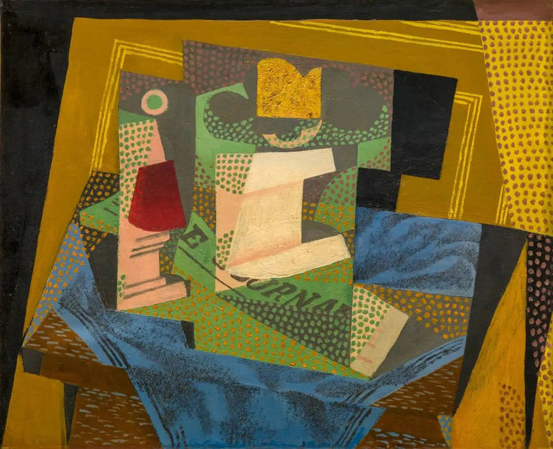 Die Obstschale auf dem blauen Teppich - Juan Gris