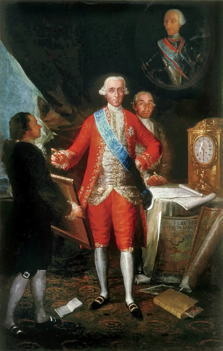 Der Graf von Floridablanca und Goya - Francisco de Goya