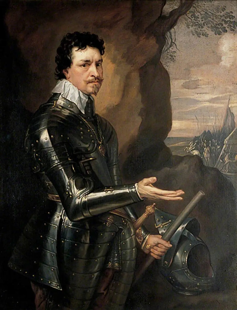 Der Graf von Strafford in Rüstung - Antoine van Dyck