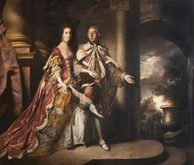 Der Graf und die Gräfin von Mexborough mit ihrem Sohn, Lord Pollington (1719–1778) - Joshua Reynolds