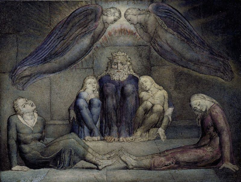 Der Graf Ugolino und seine Söhne im Gefängnis - William Blake