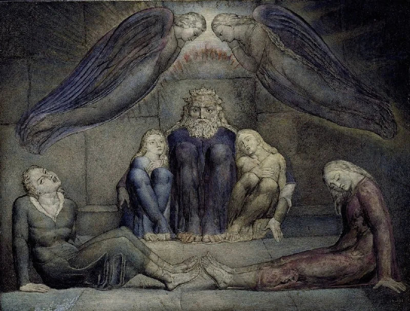 Der Graf Ugolino und seine Söhne im Gefängnis - William Blake