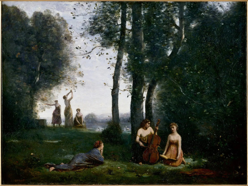 Das ländliche Konzert - Jean-Baptiste Camille Corot
