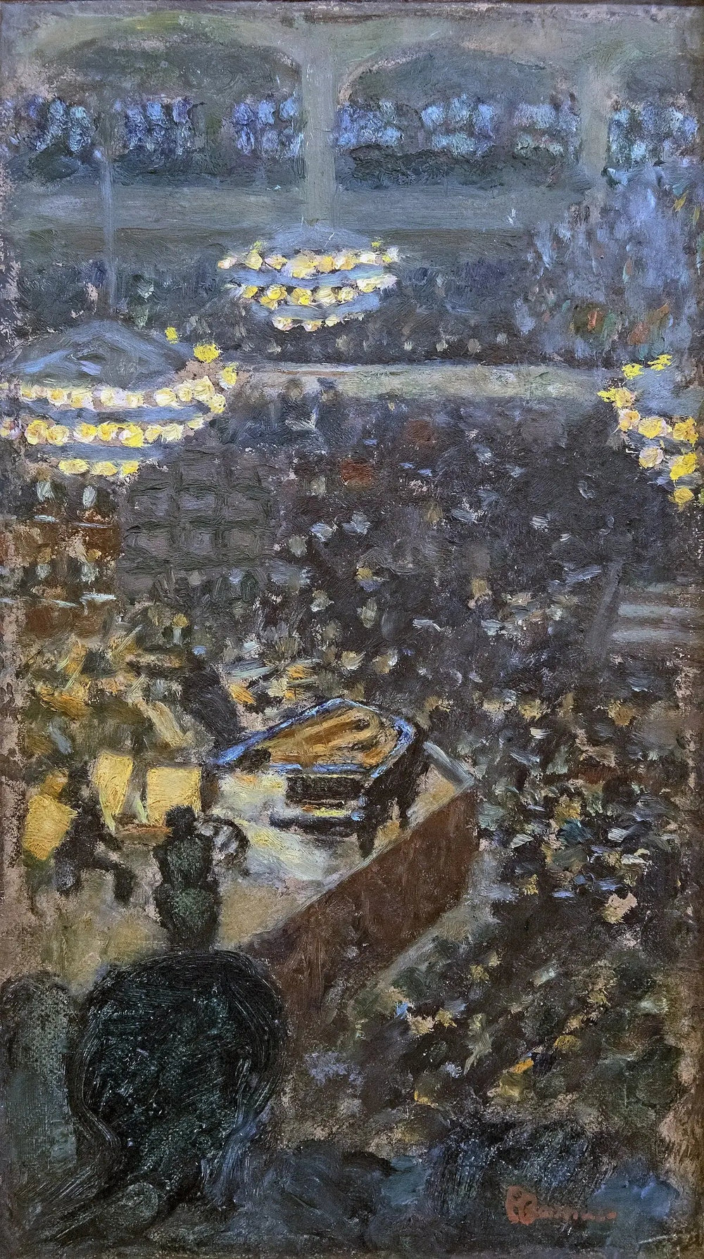 Le Concert Lamoureux - Pierre Bonnard image 1 reproduction de peinture à l’huile