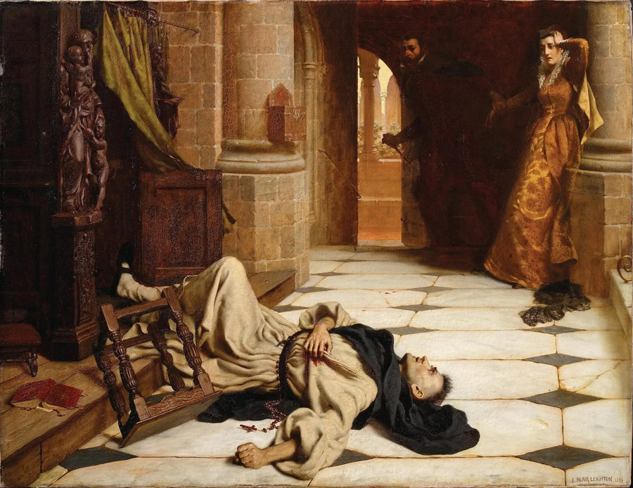 Das Beichtstuhl - Edmund Blair Leighton