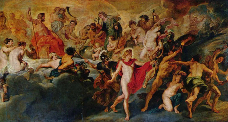 Der Rat der Götter - Peter Paul Rubens