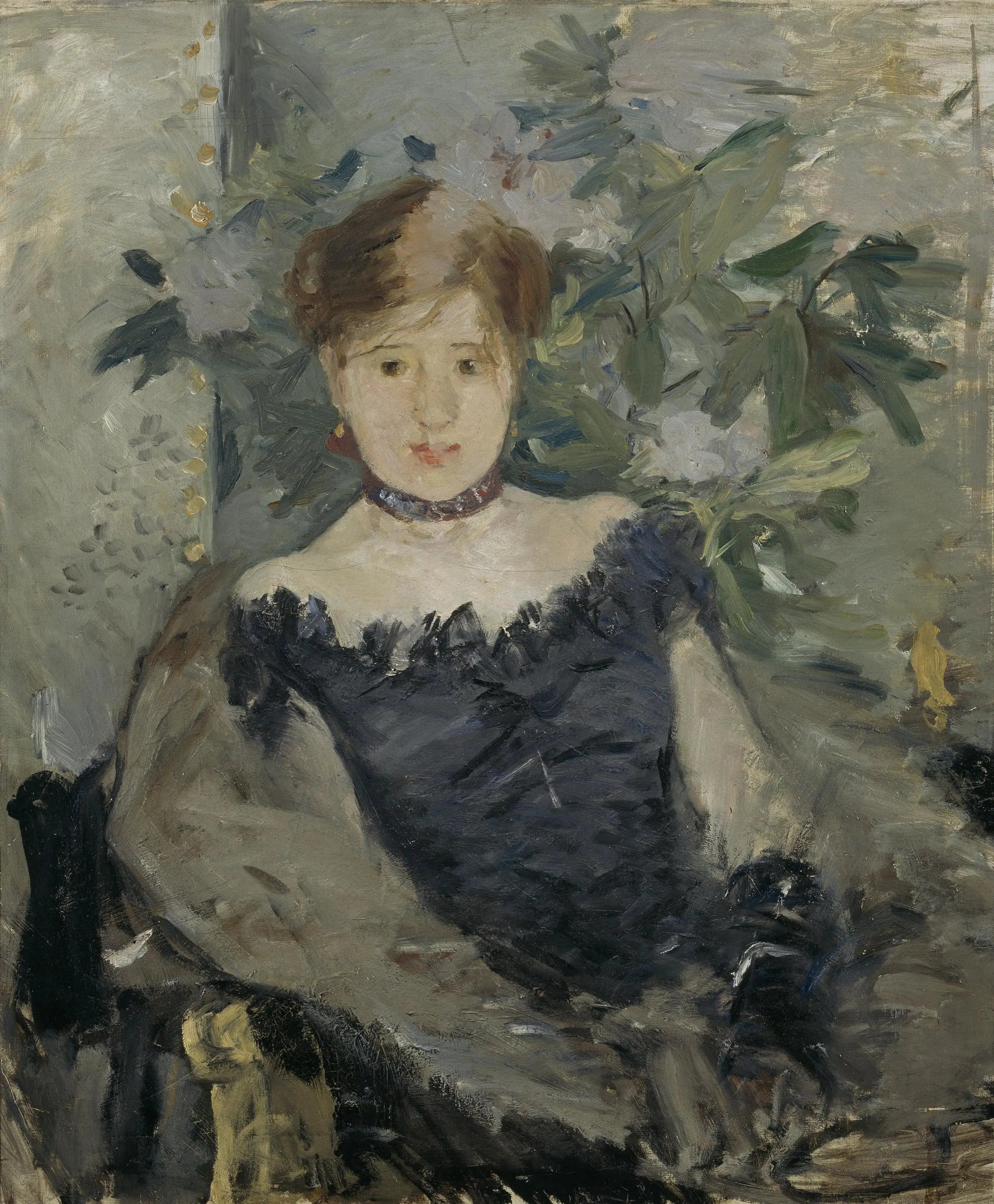 Le Corsage Noir - Berthe Morisot image 1 reproduction artisanale de tableau