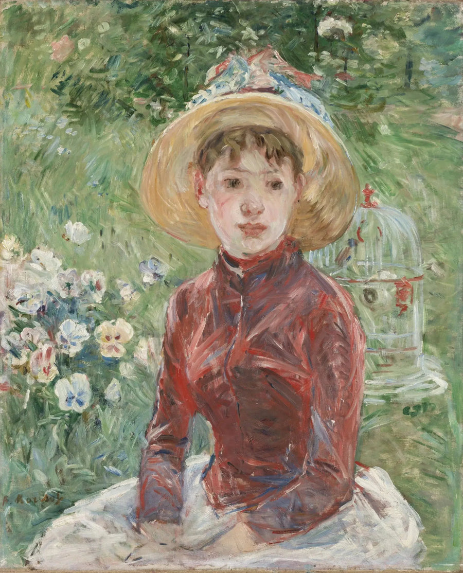 Das rote Mieder - Berthe Morisot