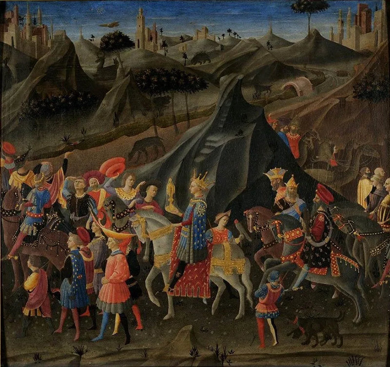 Der Zug der Heiligen Drei Könige - Zanobi Strozzi