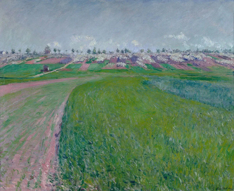 Der Hang von Colombes - Gustave Caillebotte