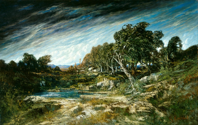 Der Windstoß - Gustave Courbet