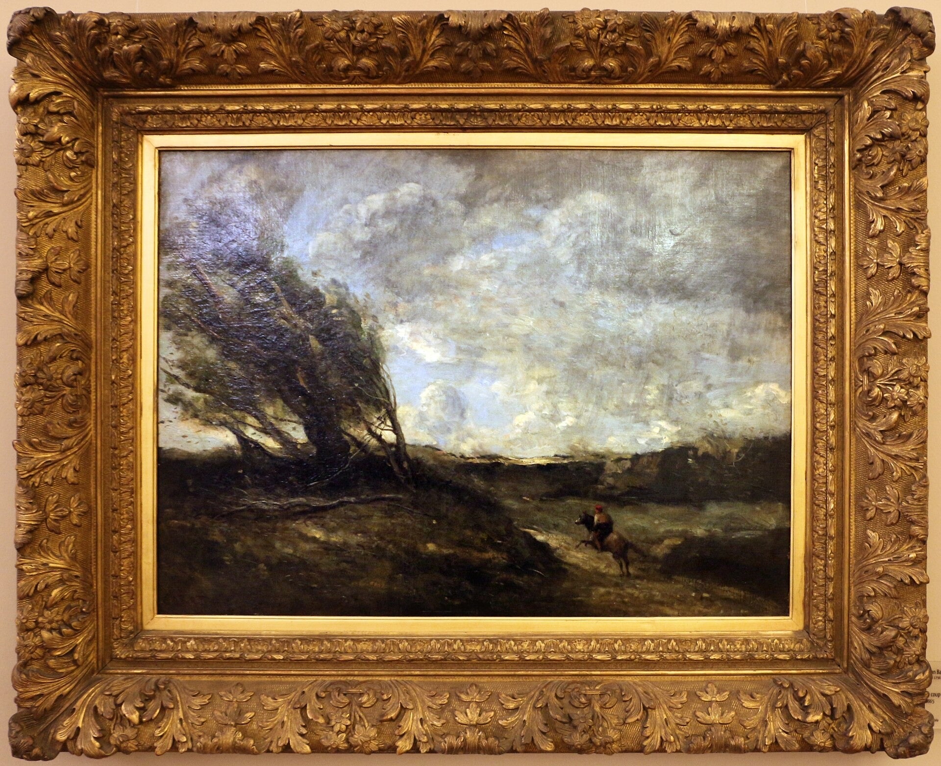 Der Windstoß - Jean-Baptiste Camille Corot