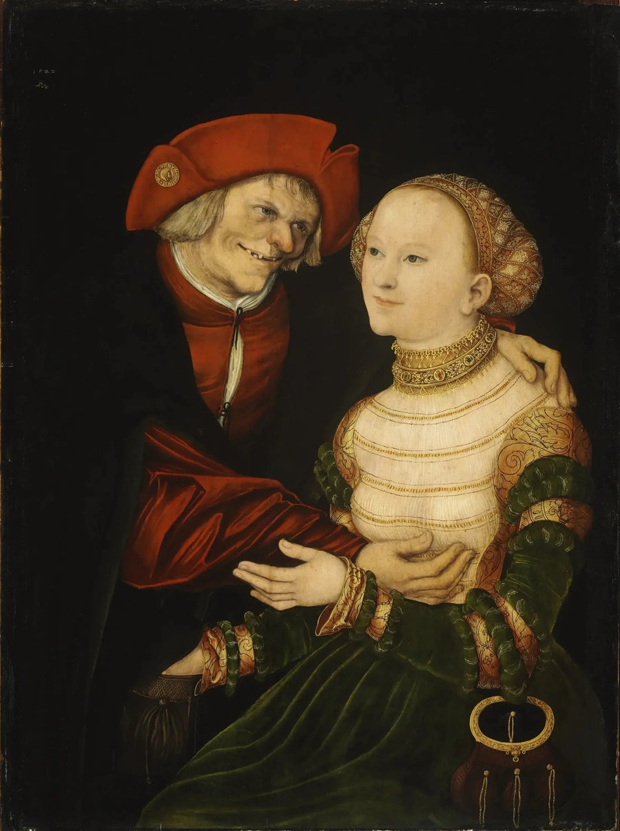 Das unpassende Paar II - Lucas Cranach der Ältere