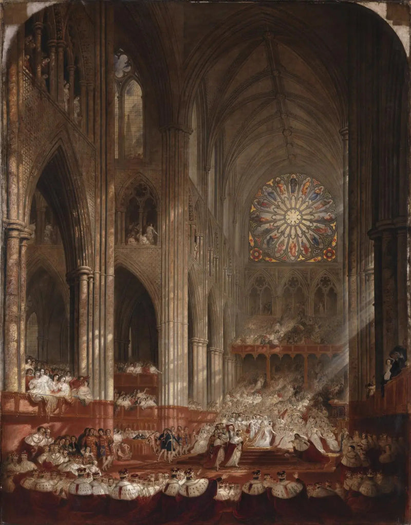 Die Krönung der Königin Victoria - John Martin