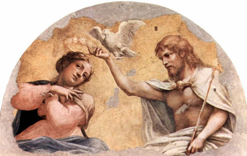 Die Krönung der Jungfrau - Antonio da Correggio