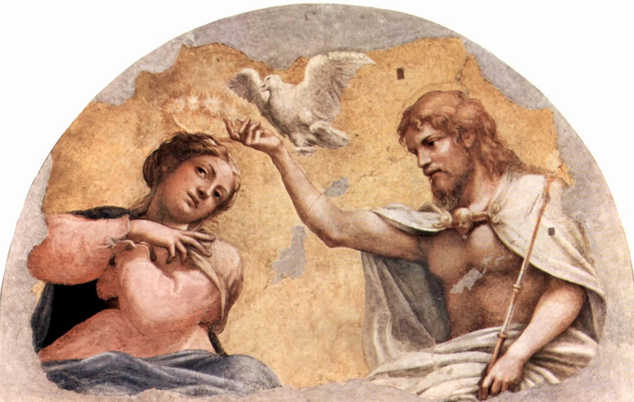 Die Krönung der Jungfrau - Antonio da Correggio