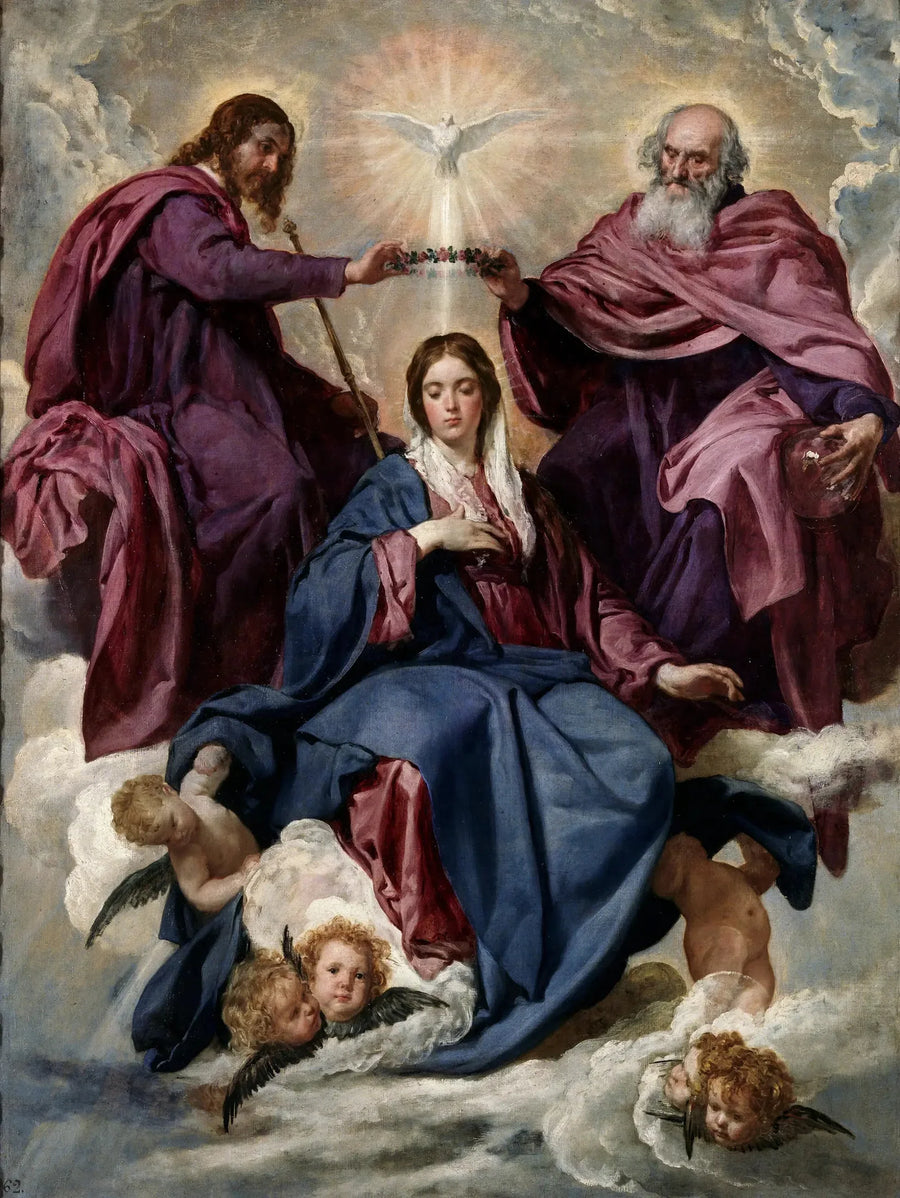 Die Krönung der Jungfrau - Diego Velázquez